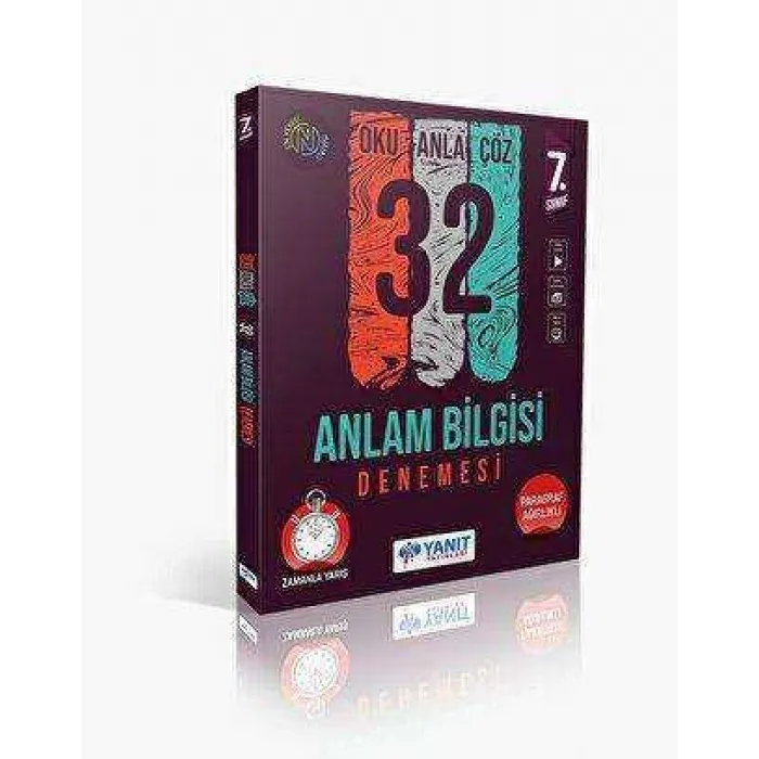 Yanıt Yayınları Yanıt 7. Sınıf Anlam Bilgisi 32 Deneme