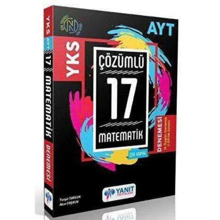 Yanıt Yayınları Yanıt AYT Çözümlü 17 Matematik Branş Deneme