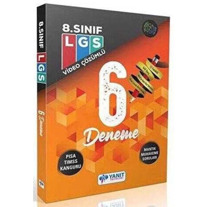 Yanıt Yayınları Yanıt LGS 6 Fasikül Deneme Video Çözümlü