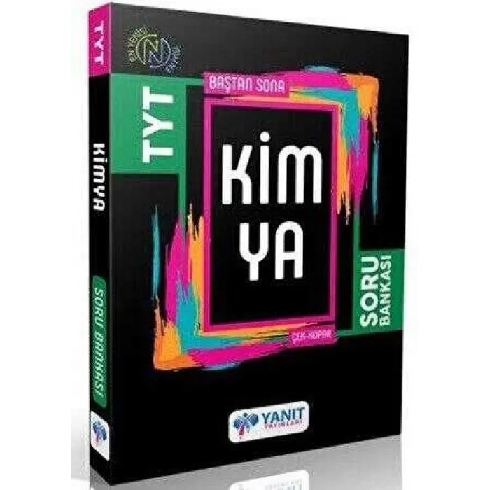 Yanıt Yayınları Yanıt TYT Baştan Sona Kimya Soru Bankası