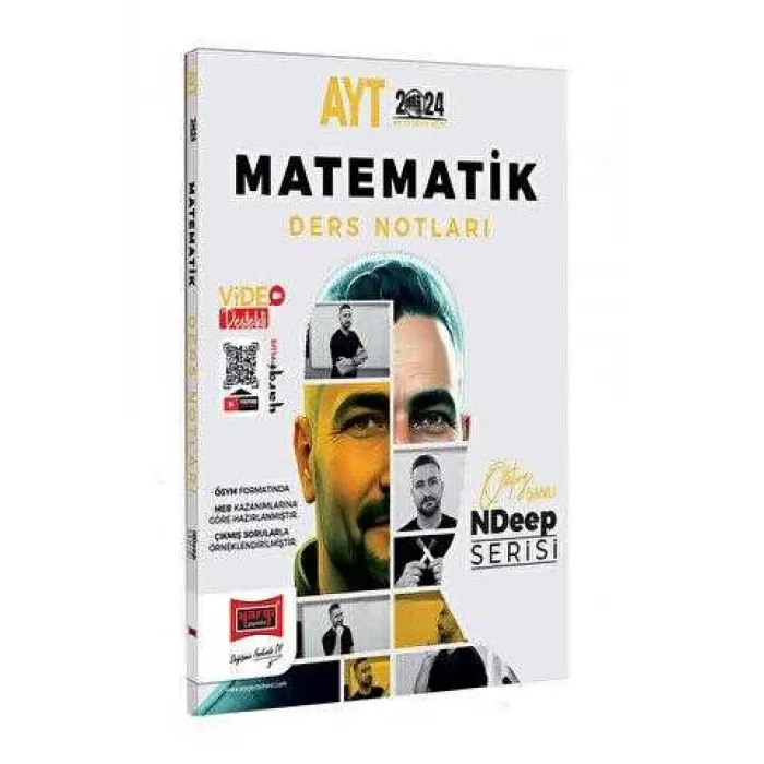 Yargı Yayınevi 2024 NDeep Serisi AYT Matematik Video Ders Notları
