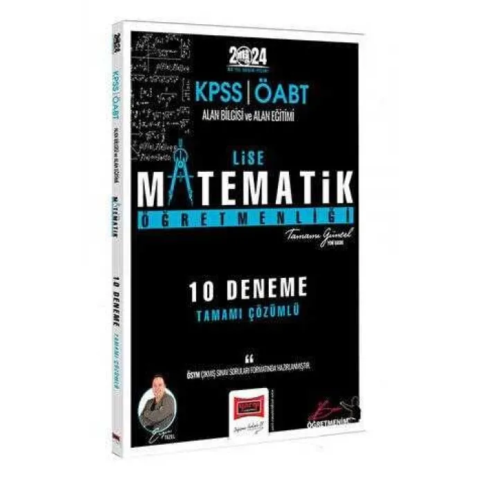 Yargı Yayınevi 2024 ÖABT Lise Matematik Öğretmenliği 10 Deneme Sınavı