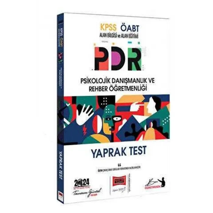 Yargı Yayınevi 2024 ÖABT PDR Yaprak Test