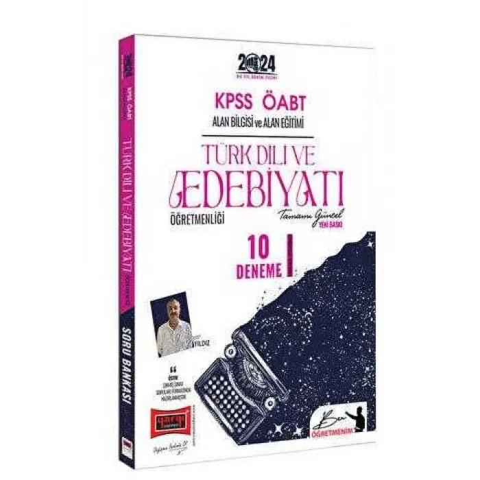 Yargı Yayınevi 2024 ÖABT Türk Dili ve Edebiyatı Tamamı Çözümlü 10 Deneme Sınavı
