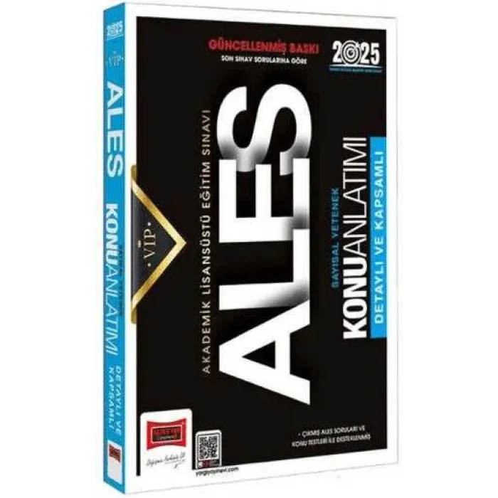 Yargı Yayınevi 2025 ALES Vip Sayısal Yetenek Konu Anlatımı