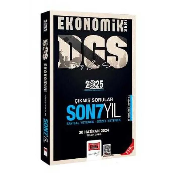 Yargı Yayınevi 2025 DGS Ekonomik Seri Son 7 Yıl Sayısal-Sözel Yetenek Çıkmış Sorular