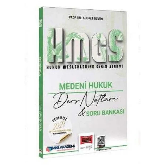 Yargı Yayınevi 2025 Hukuk Mesleklerine Giriş Sınavı Medeni Hukuk Ders Notları & Soru Bankası