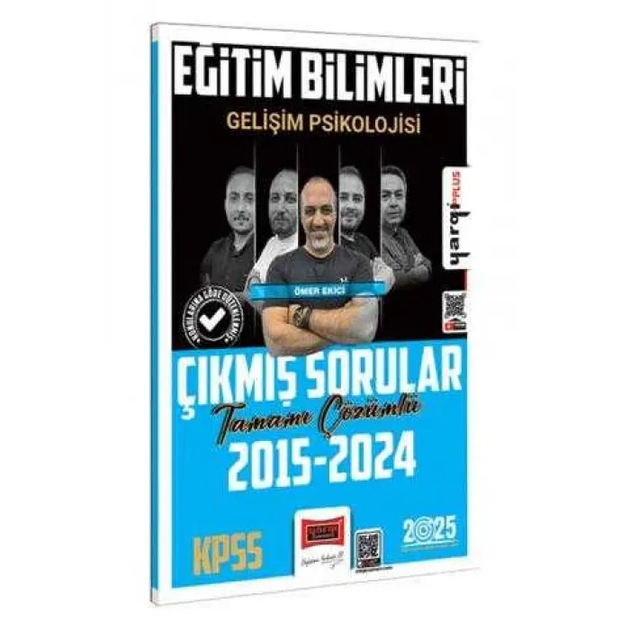 Yargı Yayınevi 2025 KPSS Eğitim Bilimleri Gelişim Psikolojisi Tamamı Çözümlü Çıkmış Sorular