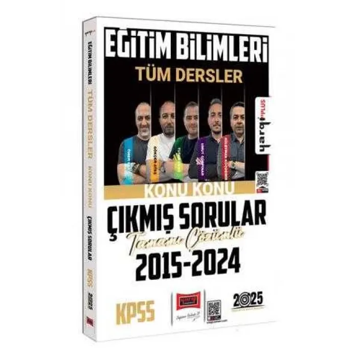 Yargı Yayınevi 2025 KPSS Eğitim Bilimleri Tüm Dersler 2015-2024 Tamamı Çözümlü Konu Konu Çıkmış