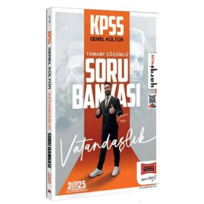Yargı Yayınevi 2025 KPSS Genel Kültür Tamamı Çözümlü Vatandaşlık Soru Bankası