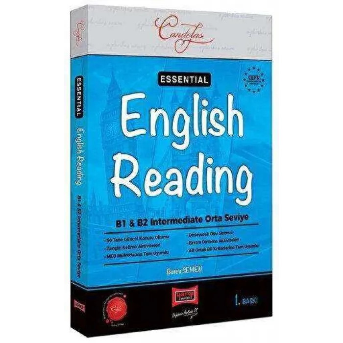 Yargı Yayınevi Essential English Reading B1 B2 Intermediate Orta Seviye