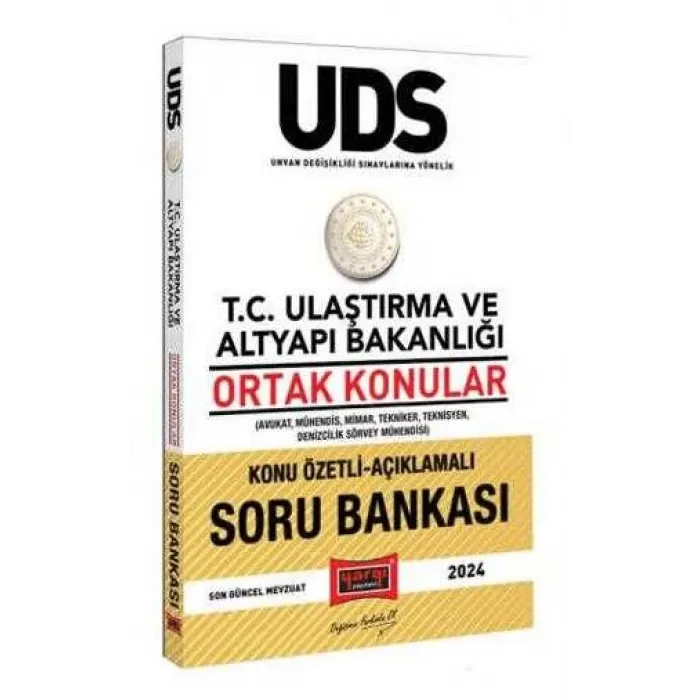 Yargı Yayınevi UDS T.C Ulaştırma ve Altyapı Bakanlığı Ortak Konular Konu Özetli-Açıklamalı Soru Bankası