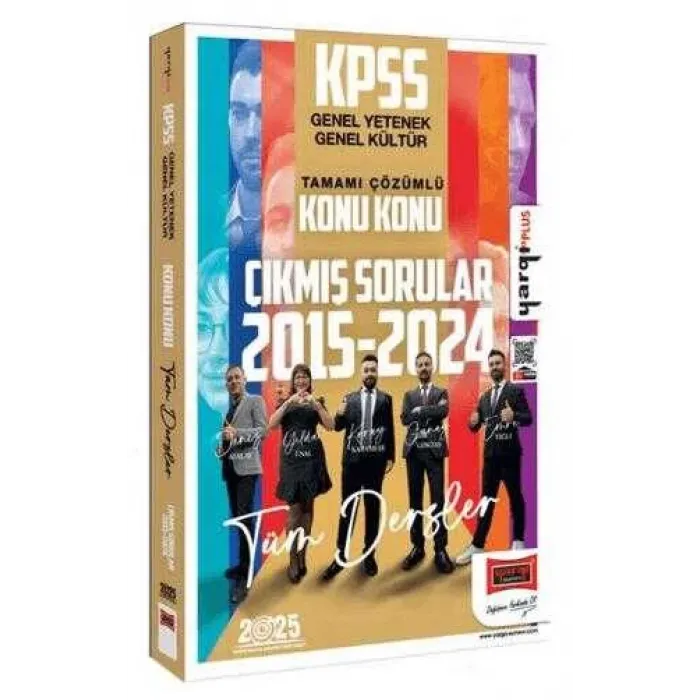 Yargı Yayınevi Yargı Yayınları 2025 KPSS GK-GY 2015-2024 Tamamı Çözümlü Konu Konu Çıkmış Sorular