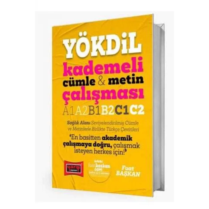 Yargı Yayınevi YÖKDİL Kademeli Cümle & Metin Çalışması A1 A2 B1 B2 C1 C2