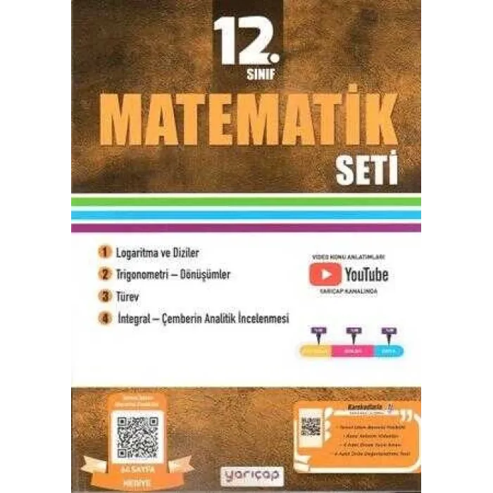 Yarı Çap Yayınları 12. Sınıf Matematik Seti
