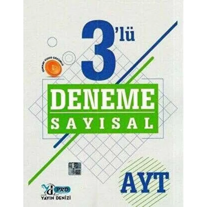 Yayın Denizi Yayınları AYT Sayısal 3 lü Deneme Video Çözümlü