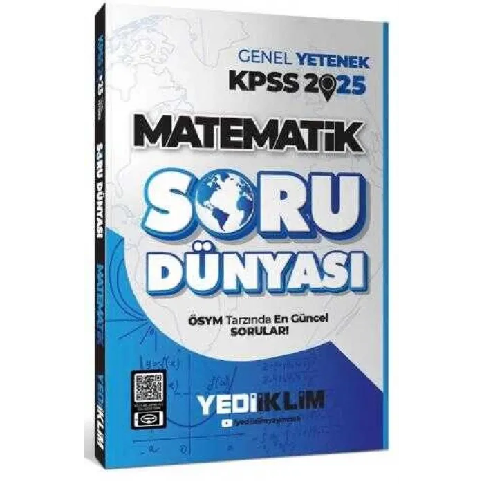 Yediiklim Yayınları 2025 Genel Kültür Matematik Soru Dünyası