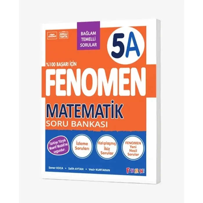 ***YENİ ÜRÜN***FENOMEN 5 MATEMATİK (A) SORU BANKASI