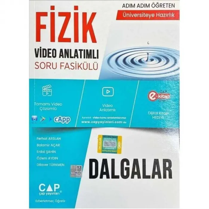 YKS TYT AYT Fizik Dalgalar Konu Anlatımlı Soru Bankası Video Çözümlü