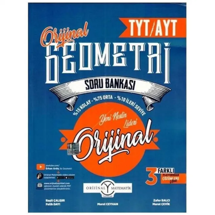 YKS TYT AYT Geometri Orijinal Soru Bankası