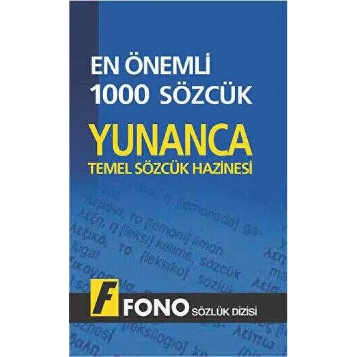 Yunancada En Önemli 1000 Sözcük
