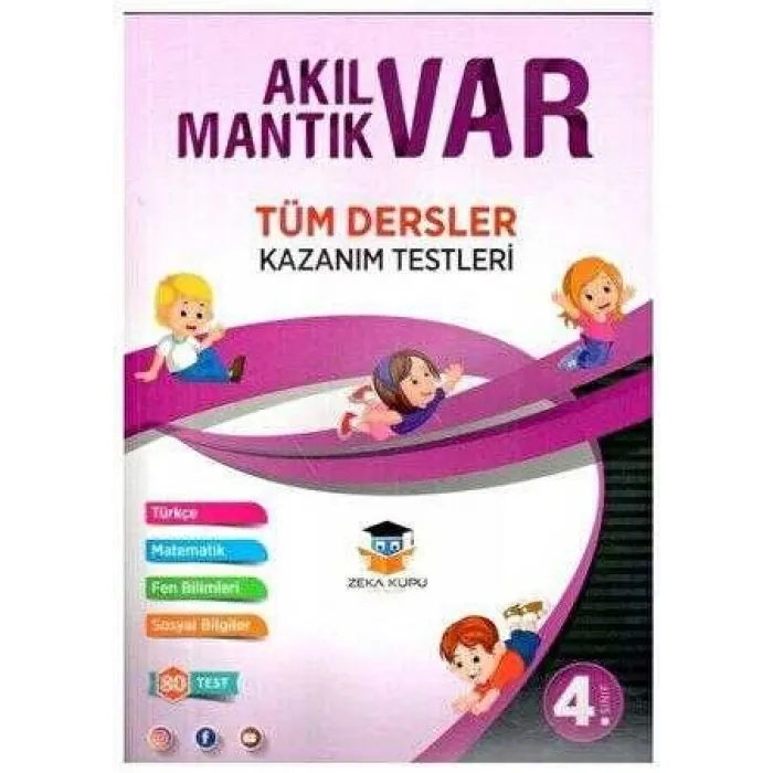 Zeka Küpü Yayınları 4. Sınıf Tüm Dersler Akıl Var Mantık Var Kazanım Testleri