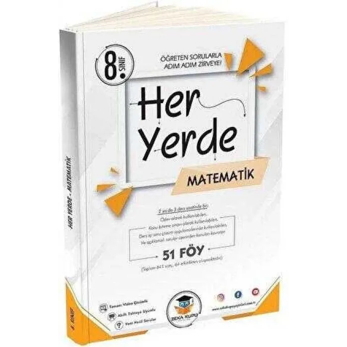 Zeka Küpü Yayınları 8. Sınıf Her Yerde Matematik 51 Föy Zeka Küpü Yayınları