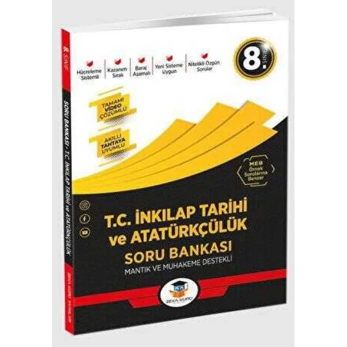 Zeka Küpü Yayınları 8. Sınıf T.C. İnkılap Tarihi ve Atatürkçülük Soru Bankası