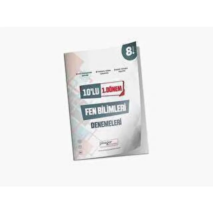 Zeka Küpü Yayınları Pisagor 8. Sınıf 10` lu 1. Dönem Fen Bilimleri Denemeleri