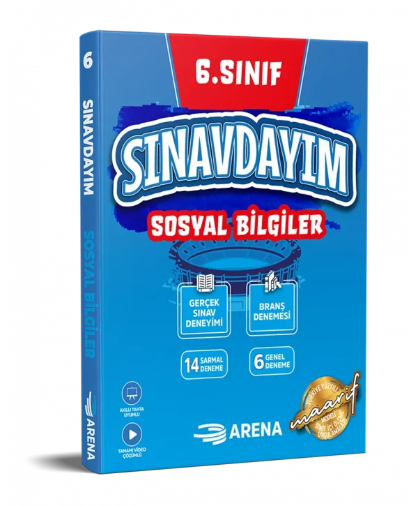 ARENA 6. SINIF SOSYAL BİLGİLER SINAVDAYIM FASİKÜL DENEME