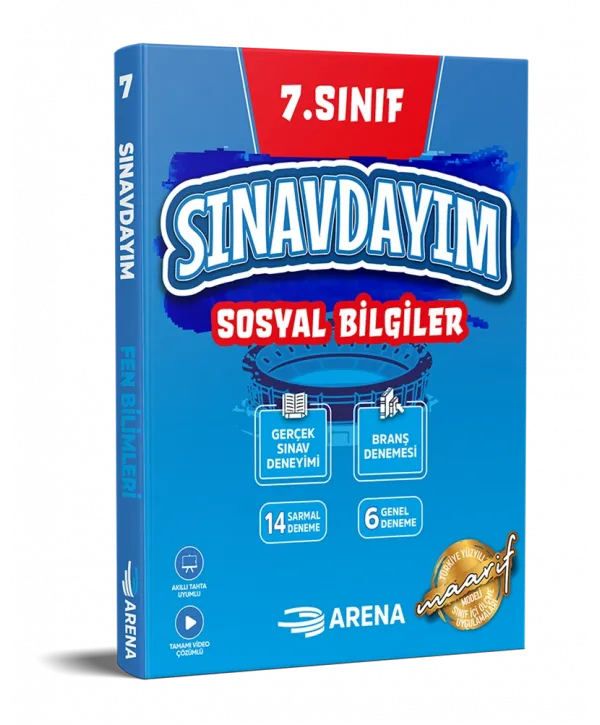 ARENA 7. SINIF SOSYAL BİLGİLER SINAVDAYIM FASİKÜL DENEME