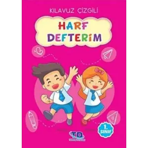 1. Sınıf Kılavuz Çizgili Harf Defteri