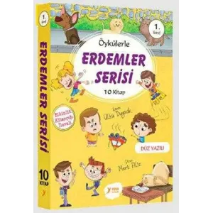 1. Sınıf Öykülerle Erdemler Serisi Seti 10 Kitap Takım