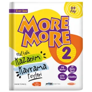 2. Sınıf More More Haftalık Kazanım Kavrama Föyleri 44 Föy
