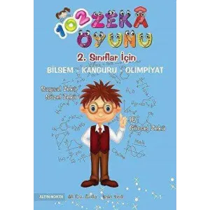 2. Sınıflar İçin 102 Zeka Oyunu Bilsem - Kanguru - Olimpiyat Kitabı