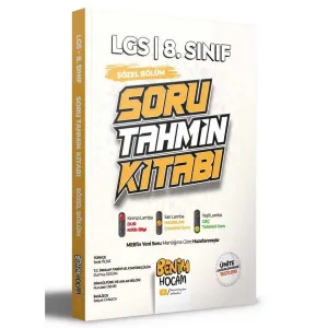 2022 LGS Sözel Bölüm Konu Özetli Soru Tahmin Kitabı