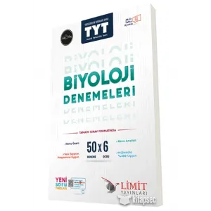 TYT Biyoloji 50x6 Denemeleri Limit Yayınları