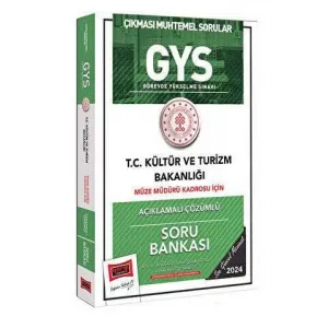2024 GYS Kültür ve Turizm Bakanlığı Müze Müdürü Kadrosu İçin Açıklamalı Çözümlü Soru Bankası