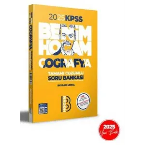 2025 KPSS Coğrafya Tamamı Çözümlü Soru Bankası