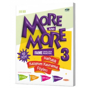 3. Sınıf More More Haftalık Kazanım Kavrama Föyleri 44 Föy