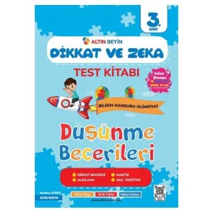3. Sınıf Altın Beyin Dikkat ve Zeka Kitabı