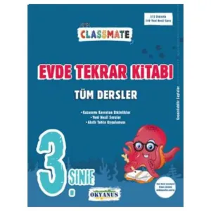 3. Sınıf Classmate Tüm Dersler Evde Tekrar Kitabı