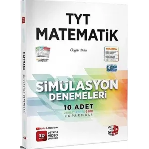 3D Yayınları 2023 TYT 3D Simülasyon Matematik Denemeleri