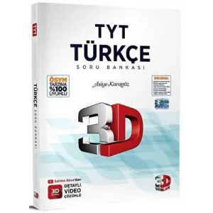 3D Yayınları 2023 TYT Türkçe Soru Bankası