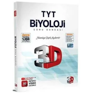 3D Yayınları 2025 TYT Biyoloji Soru Bankası