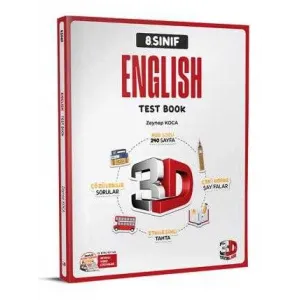 3D Yayınları 8. Sınıf İngilizce Soru Bankası