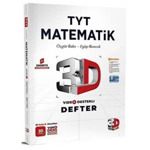 3D Yayınları Çözüm 3D TYT Matematik Video Defter Notu