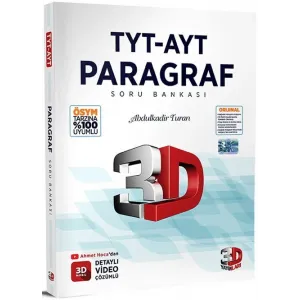 3D Yayınları TYT AYT Paragraf Soru Bankası