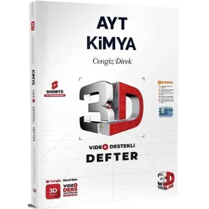 3D Yayınları TYT Kimya Video Destekli Defter