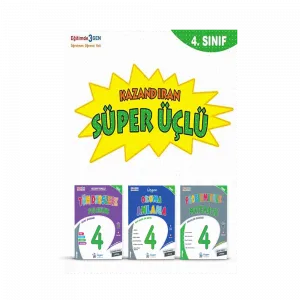 4.SINIF – SÜPER ÜÇLÜ – Kazandıran Kitaplar
